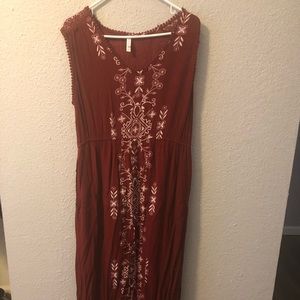 Maxi Burgandy dress